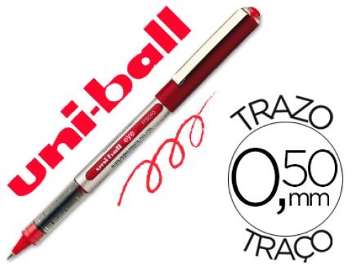 Esferografica Uni-Ball UB-150 Micro Eye Vermelha 0,5mm