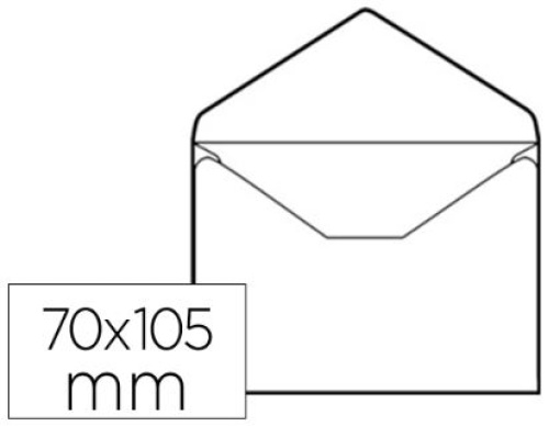 Envelope Liderpapel Cartao de Visita Branco 70 x110mm Pack 100un (SB03)