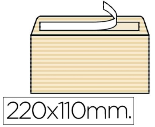 Envelope Liderpapel 110x220 Amarelado S/Janela Autodex Cx.250un (SB42)
