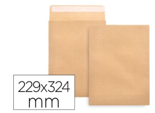 Envelope Saco Liderpapel C4 Kraft 229x324mm Tira de Silicone Cx.250uni (SB52)
