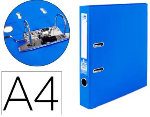 Pasta de Arquivo Liderpapel Documenta PVC A4 52mm Azul (AY04)