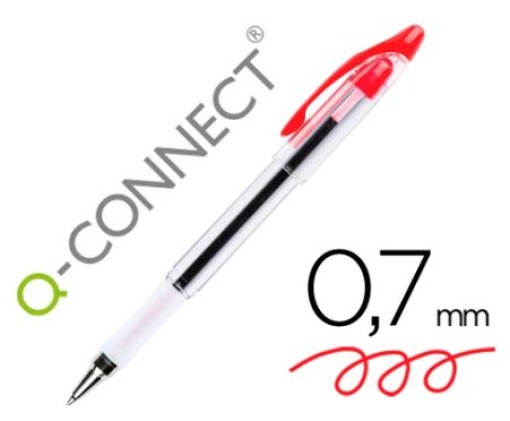 Esferografica Q-Connect Delta Vermelho (KF00377)