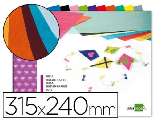 Bloco Papel Seda Liderpapel 10fls Folio (TM08)