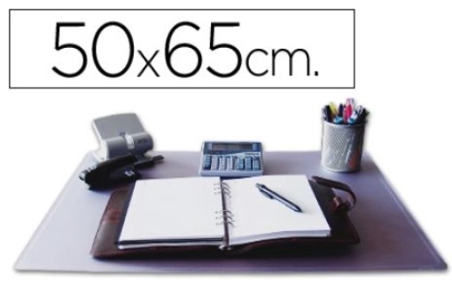Base Secretaria Q-Connect PVC Trasnparente 500x650mm (KF26793)