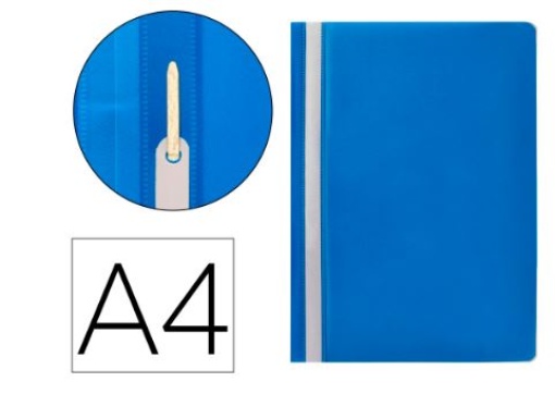 Classificador Q-Connect Fastener Plastico A4 Azul (KF01454)