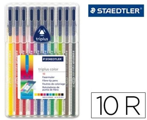 Marcador Staedtler Triplus 10uni