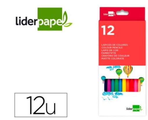 Lapis Cor Liderpapel Cx.12Cores (LC01)