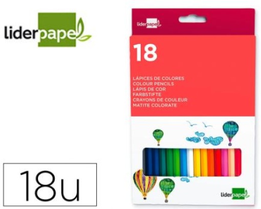 Lapis Cor Liderpapel Cx.18 Cores (LC03)