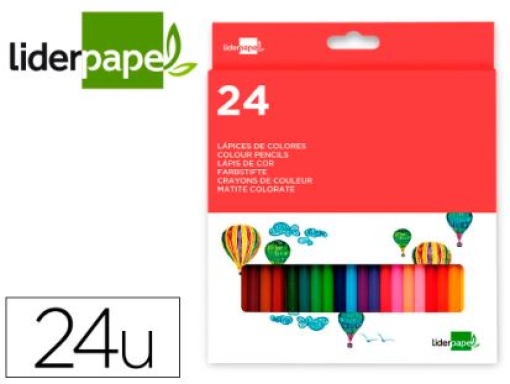 Lapis Cor Liderpapel Cx. 24 Cores (LC04)