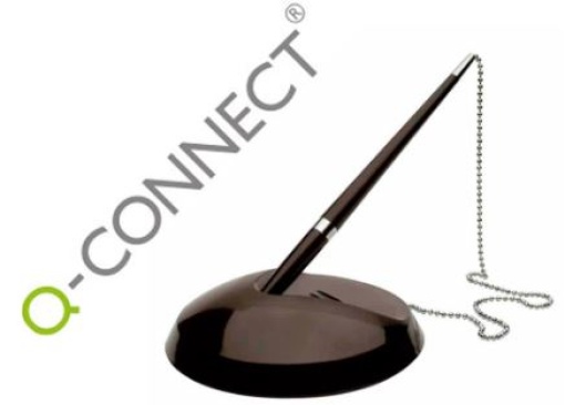 Esferografica Q-Connect Extensivel Com Suporte (KF00233)