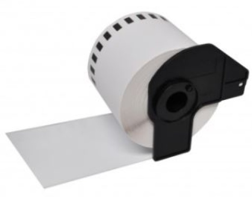 Rolo Papel Autocolante Continuo Branco Brother 38mmx30,48mts DK22225 (Compativel)
