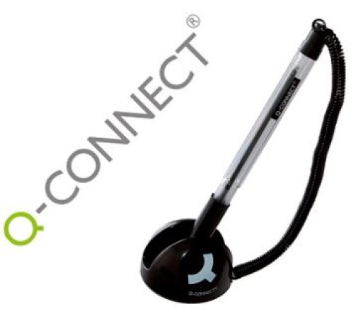 Esferografica Q-Connect Extensivel Com Suporte (KF00841)