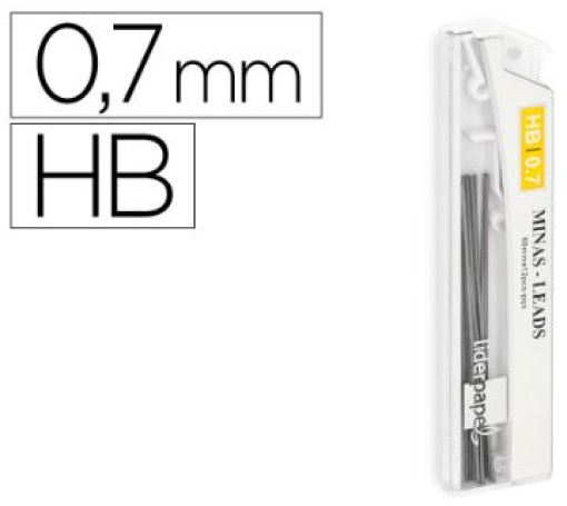 Minas Liderpapel HB 0.7mm Tubo 12uni