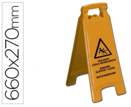 Aviso Plastico Q-connect Sinalizacao Piso Escorregadio