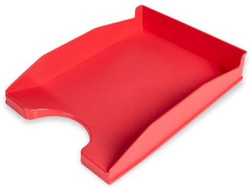 Tabuleiro Secretaria Q-Connect Plastico Vermelho Opaco (KF04190)