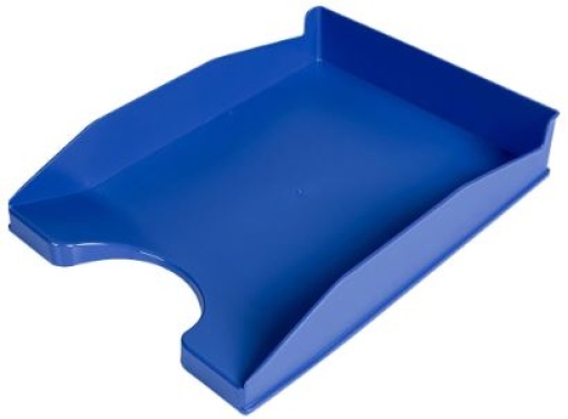 Tabuleiro Secretaria Q-Connect Plastico Azul Opaco (KF04191)