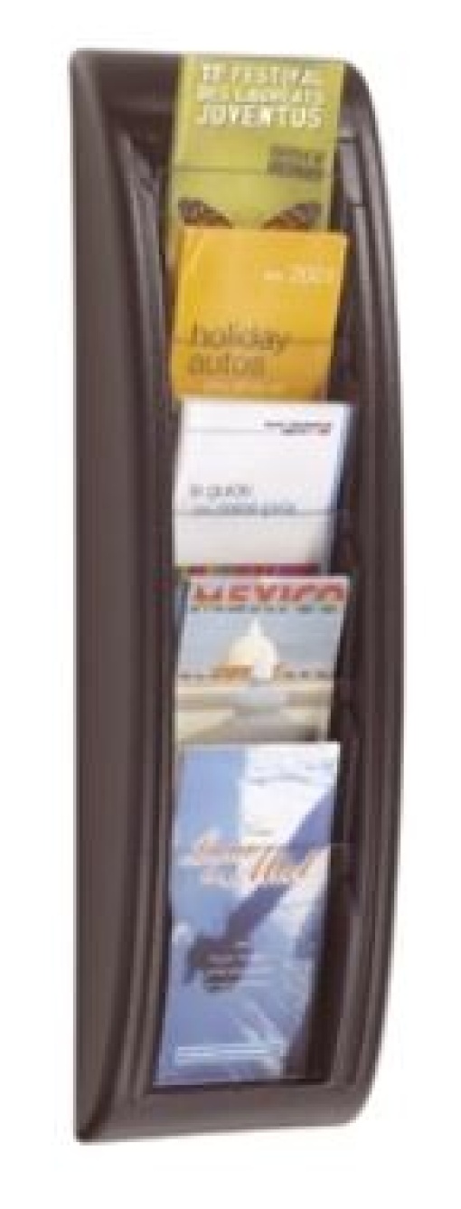 Expositor Paperflow Mural C/5 Divisorias Para Formato Postais 650 x181 x95mm (4062.01)