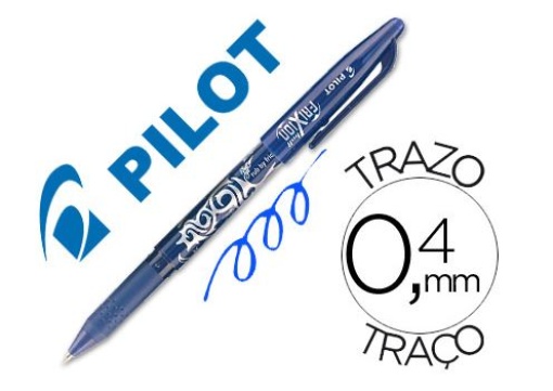 Esferografica Apagavel Pilot Frixion Azul 0,4mm (NFA)