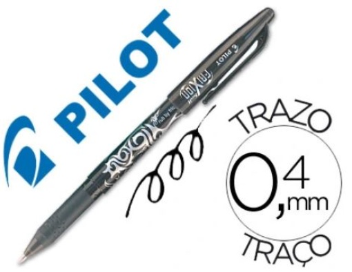 Esferografica Apagavel Pilot Frixion Preto 0,4mm (NFN)