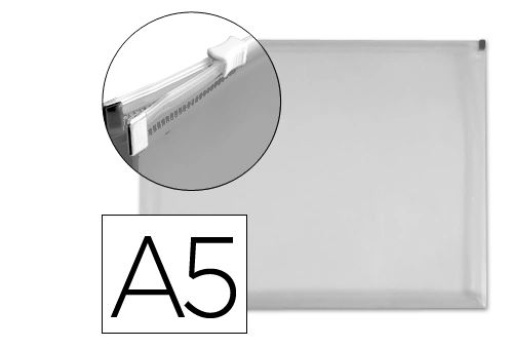 Bolsa Porta Documentos Liderpapel A5 C/Fecho Transparente (DS08)
