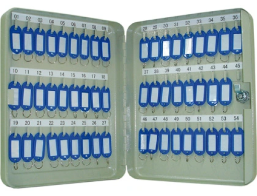 Armario Porta Chaves Q-Connect Metalico 24x30x6cm P/54 Chaves (KF04273)