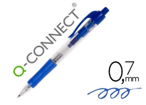Esferografica Q-Connect Retratil Azul (KF00268)