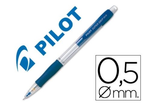 Lapiseira Pilot Super Grip Azul 0,5mm c/Grip (N185A)
