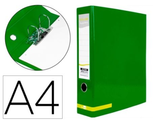 Pasta de Arquivo Liderpapel Color System A4 L80 Verde