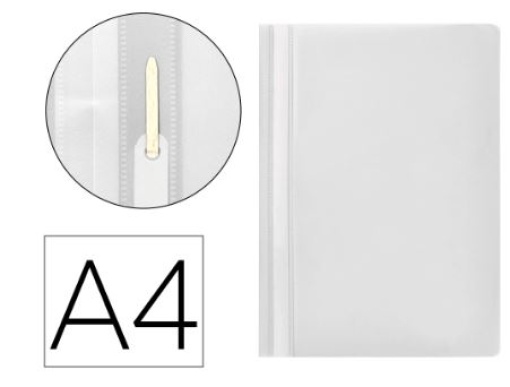 Classificador Q-Connect Fastener Plastico A4 Branco (KF01658)