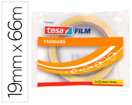 Fita Adesiva Tesa Standard Transparente 66mx19mm Embalada (57226)