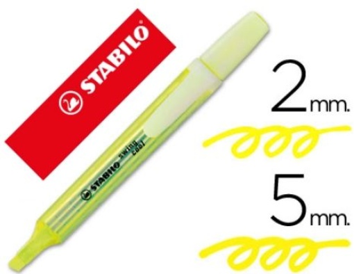 Marcador Fluorescente Stabilo Swing Cool Amarelo (275/24)