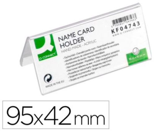 Identificadore Secretaria Q-Connect Metracrilato 95x42mm
