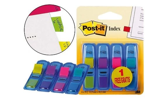 Bandas Separadoras Post-it 3+1 Gratis (70005040152)
