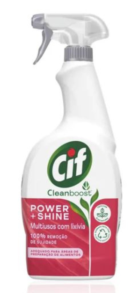 Cif Multiusos Spray Cif Power & Shine com Lixivia 750ml