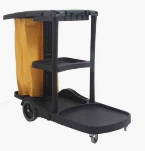 Carro de Limpeza Basico Com Saco Preto