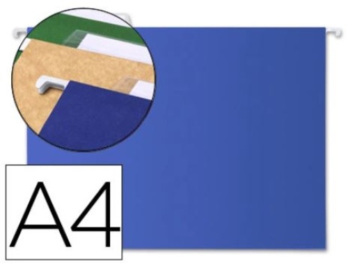 Pasta Suspensao Liderpapel A4 Kraft Azul Pack 10un (SF05)