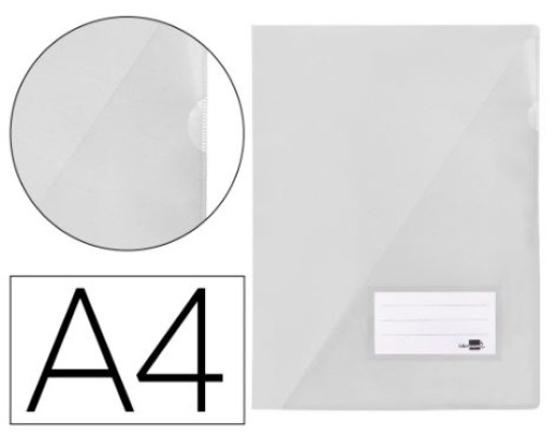 Pasta Dossier Liderpapel 921-A A4 Polipropileno 180mic Incolor (BL05)