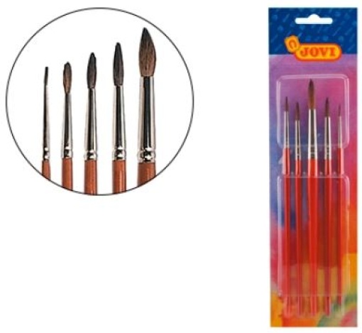 Pinceis Jovi Blister de 5uni Sortidas