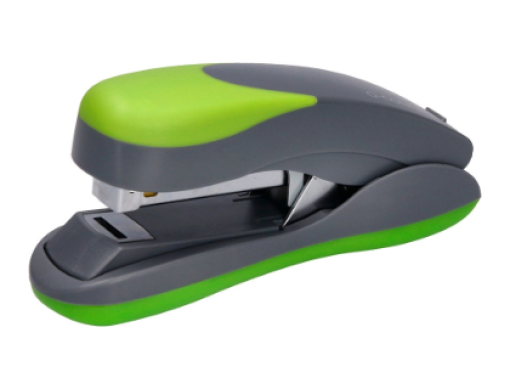Agrafador Q-Connect Plastico Cap.30fls (Nº24/6) Cinza/Verde (KF00992)