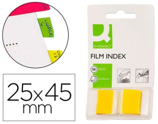 Bandas Separadoras Q-Connect Index Amarelas 50un (KF03634)