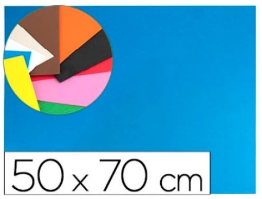 Goma Eva Liderpapel 50x70cm 60gr 1,5mm Azul