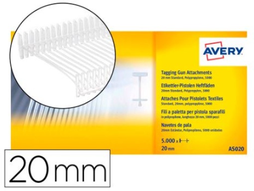 Recarga Navetes Avery P/ Pistola de Etiquetas 21mm