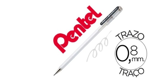 Esferografica Pentel Roller K118-W Branca