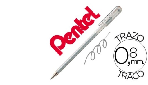 Esferografica Pentel Roller K118-Z Prata