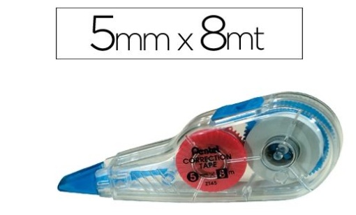 Corrector Fita Pentel Roller ZT45W 5mmx8m (ZT45-WE)