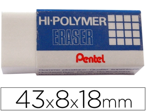 Borracha Branca Pentel Hi-Polymer Pequena (ZEH05) 
