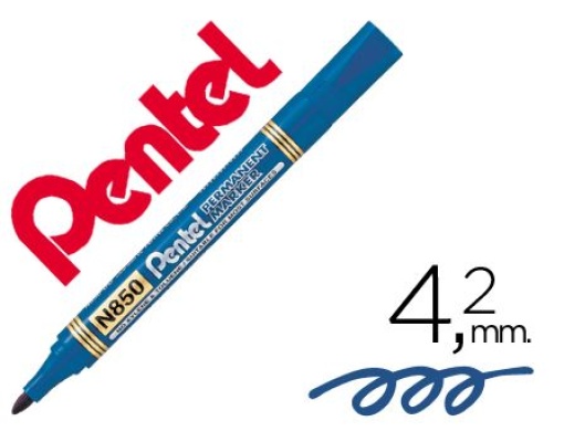 Marcador Permanente Pentel N850 Azul
