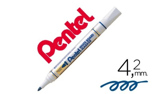 Marcador Quadro Branco Pentel MW85 4.2mm Azul