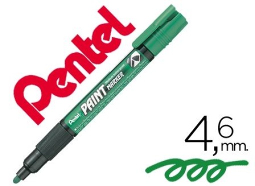 Marcador Pentel MMP20 4.6mm Paint Vidro & Plastico Verde (MMP20-D)