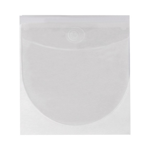 Envelope Polipropileno Q-Connect C/Aba P/CD'S e DVD'S Pack 10un (KF27032)